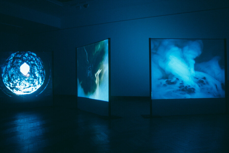 Steina, Pyroglyphs, 1995, foto archiv Tomáš Ruller, Vašulka Kitchen Brno